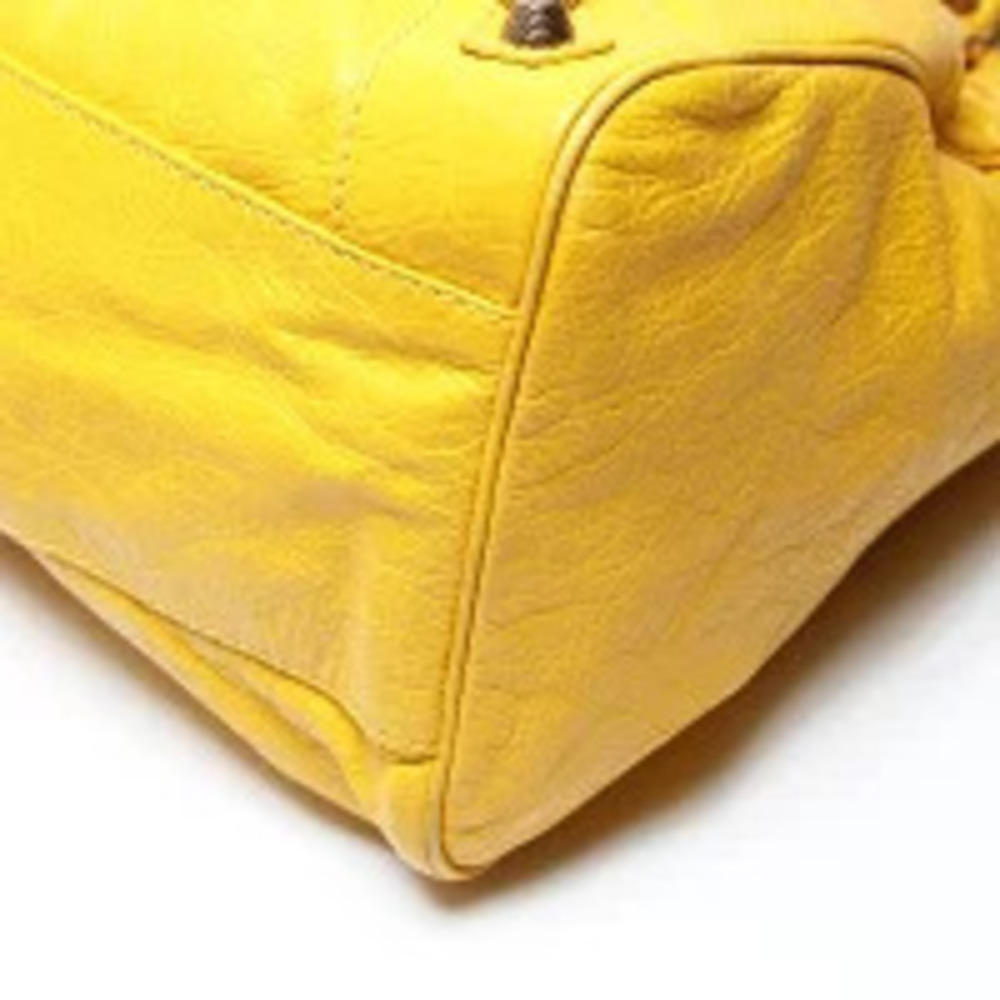 Balenciaga Vero Shoulder Pink Bag Yellow - Picture 7 of 13